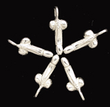 Good Luck Silver Phallus Charm/Necklace